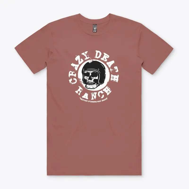 Crazy Death Ranch Moto Skull Tee