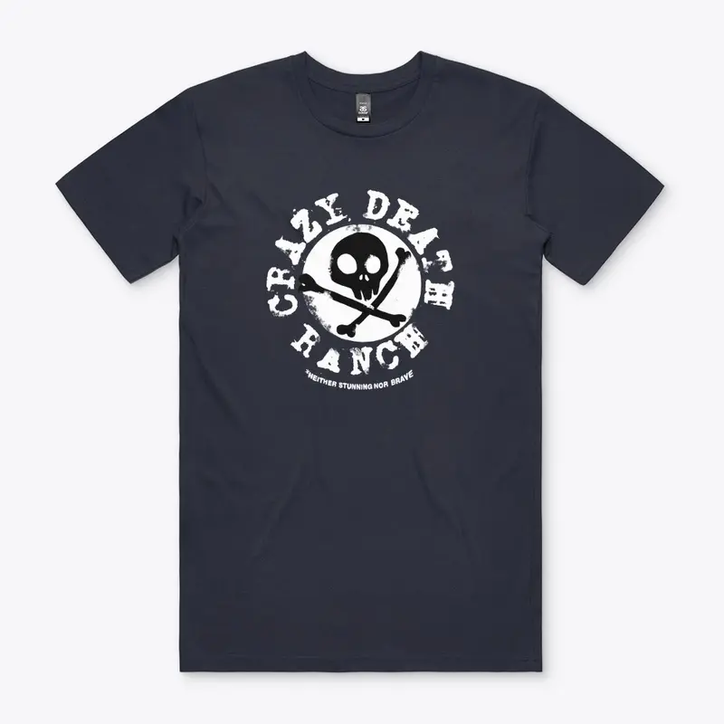 Crazy Death Ranch Skull & Bones tee